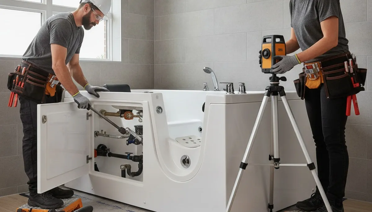 Walk-in tub installation for Boston, MA homeowners by On Call Plumbers